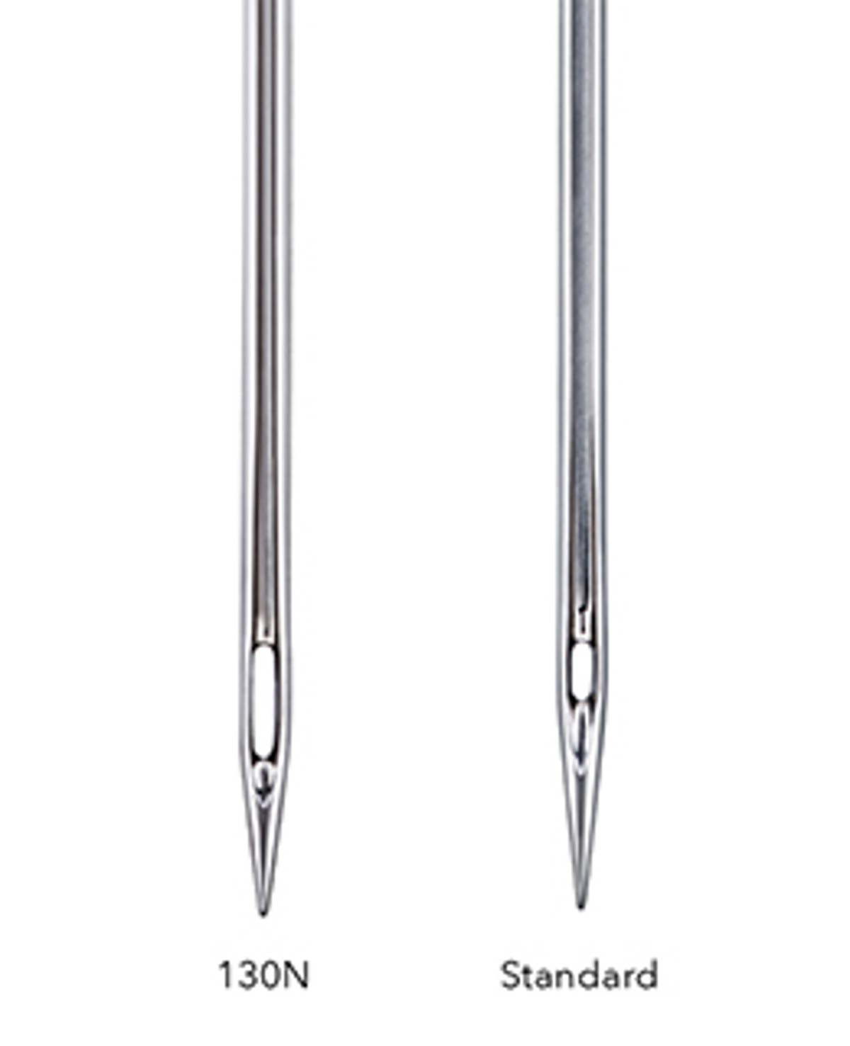 130 N vs. standard SCHMETZ_Schiffli_Nadelspitze_nachstick-standard