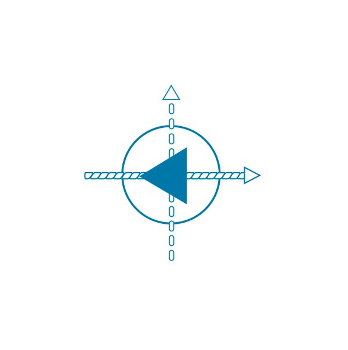 Half Triangular Point "DH"  Symbol-DH