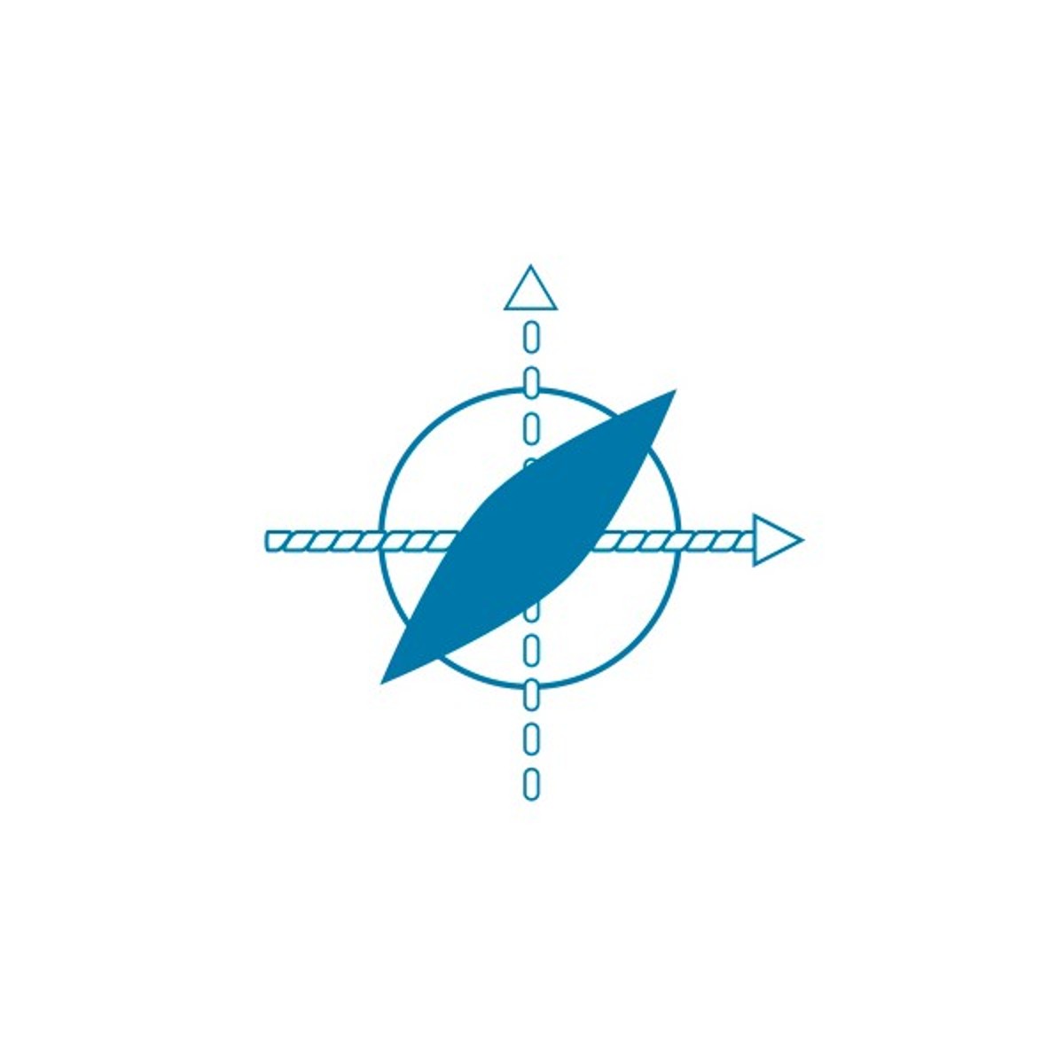 Wide Reverse Twist Point "LBR"  Symbol-LBR