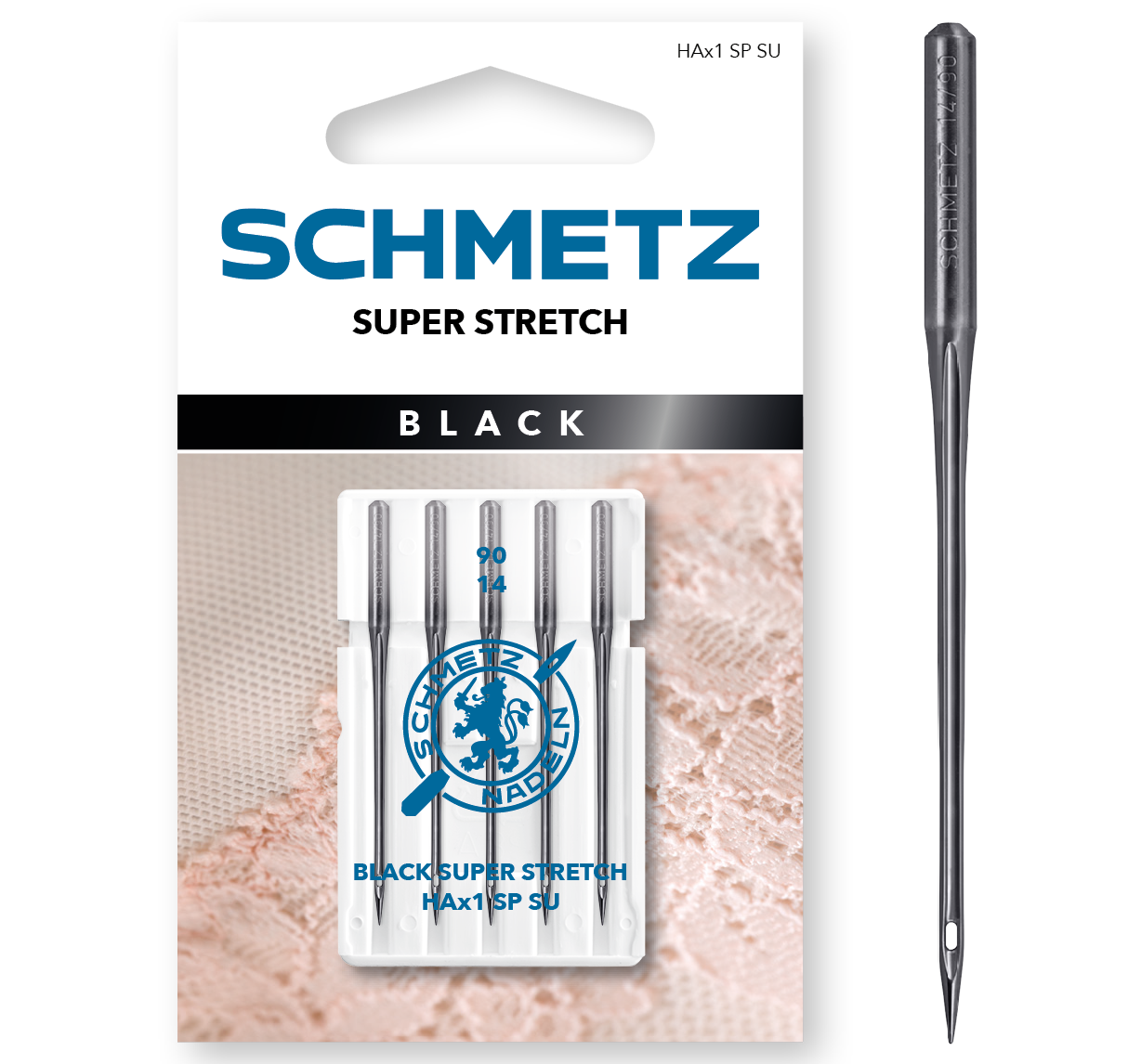Schmetz HAX1SP Super Stretch Sewing Machine Needles